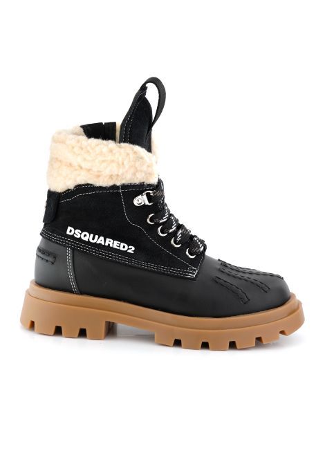Anfibi con pelliccia DSQUARED2 JUNIOR | 837581